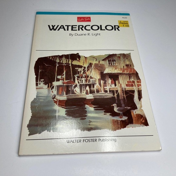 Watercolor - Duane R. Light: Art Instruction Technique Book + Watercolor Pads - Picture 1 of 12